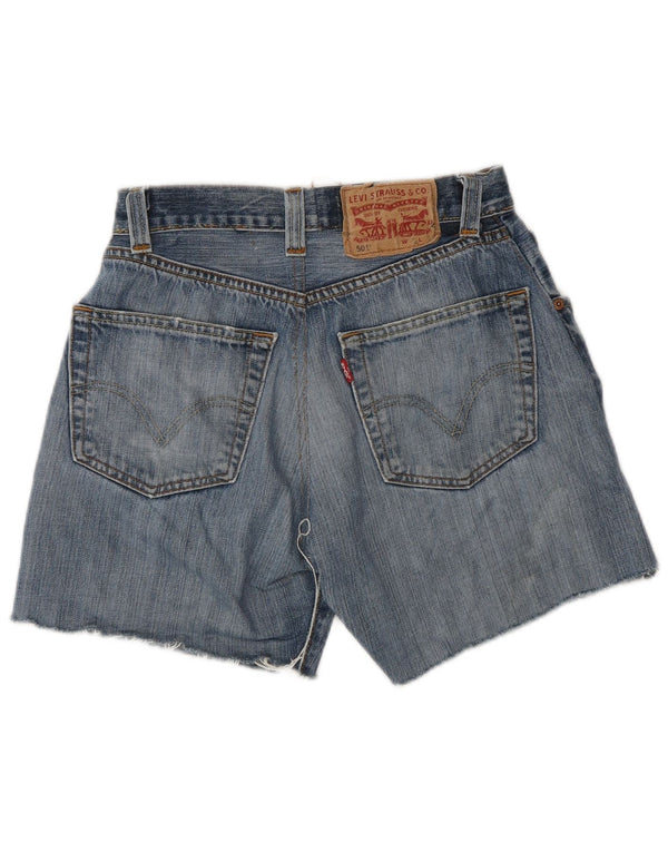 Levi's Mujer 501 Shorts De Mezclilla W32 Grande Algodón Azul