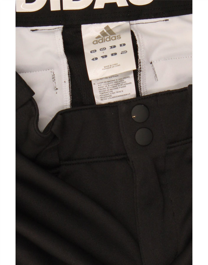 ADIDAS Mujer Aeroready Joggers Capri Pantalones Pequeños W28 L21 Negro