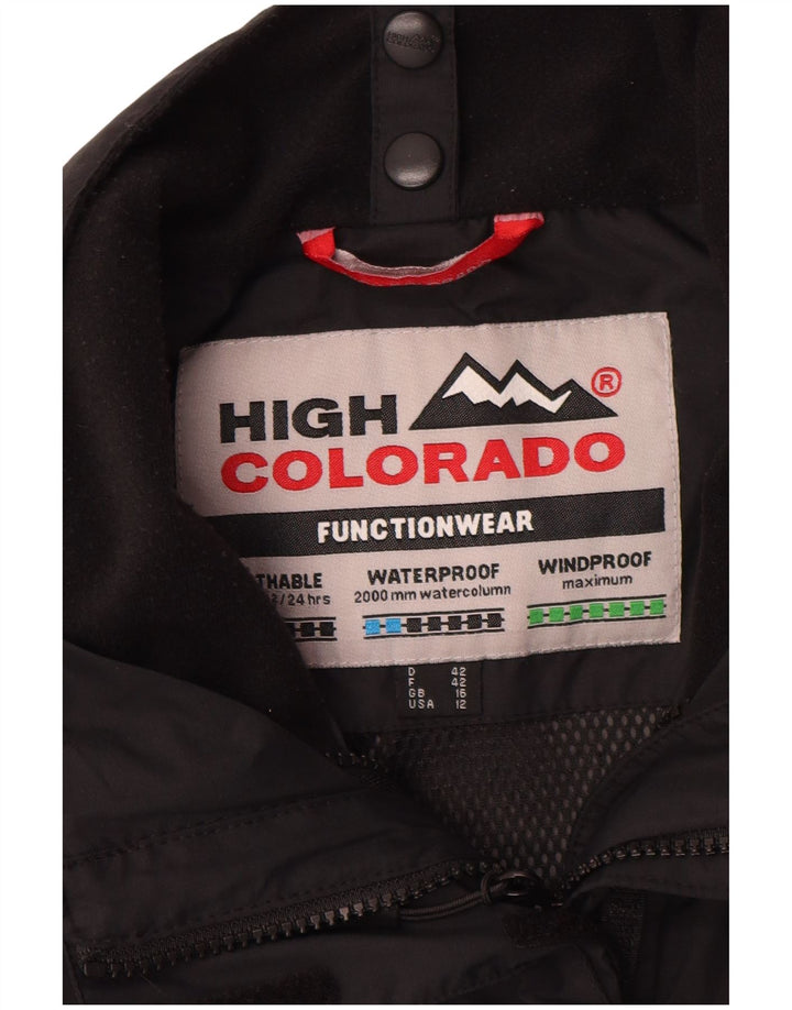 HIGH COLORADO Chaqueta impermeable para mujer UK 46 Grande Poliamida negra