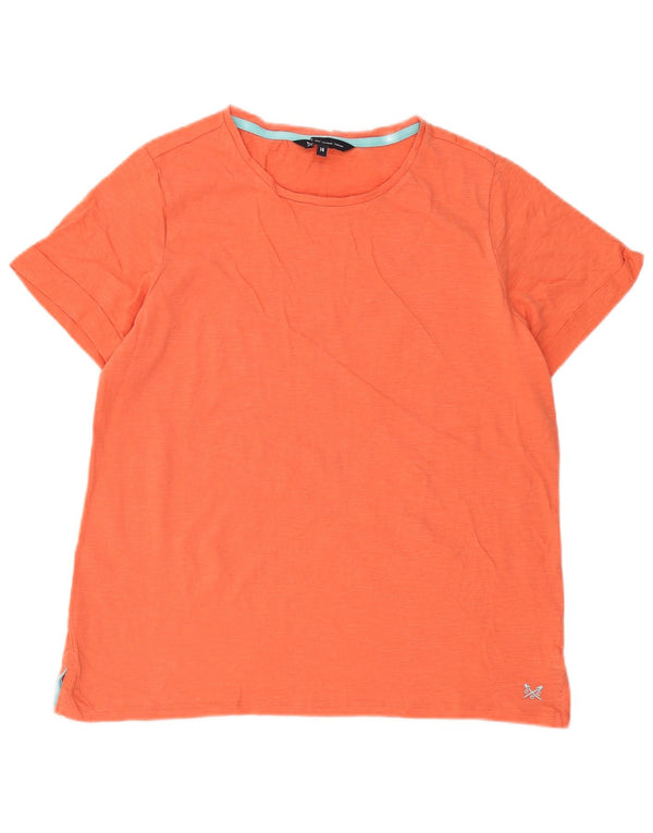 Crew Clothing Camiseta para mujer Top UK 40 Grande Algodón Naranja