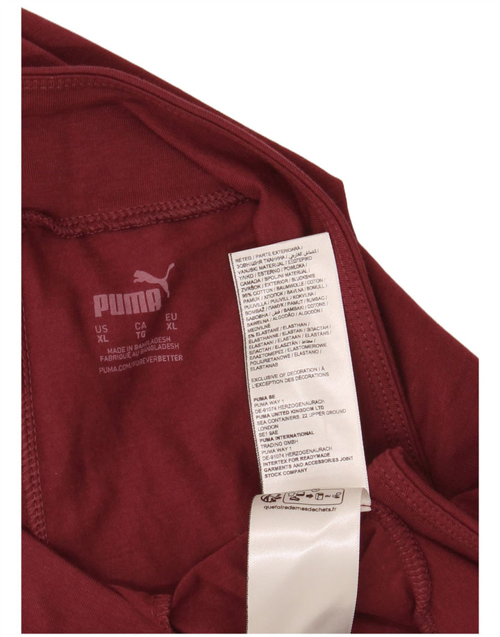 PUMA Leggings gráficos para mujer UK 18 XL Algodón burdeos