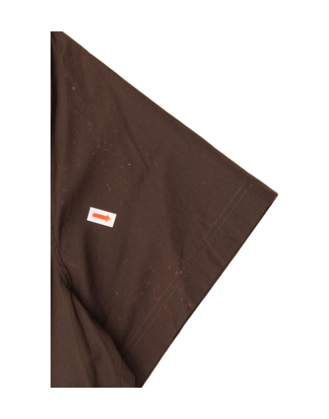 BENETTON Mens Short Sleeve Shirt Medium Brown Vintage Benetton and Second-Hand Benetton from Messina Hembry 