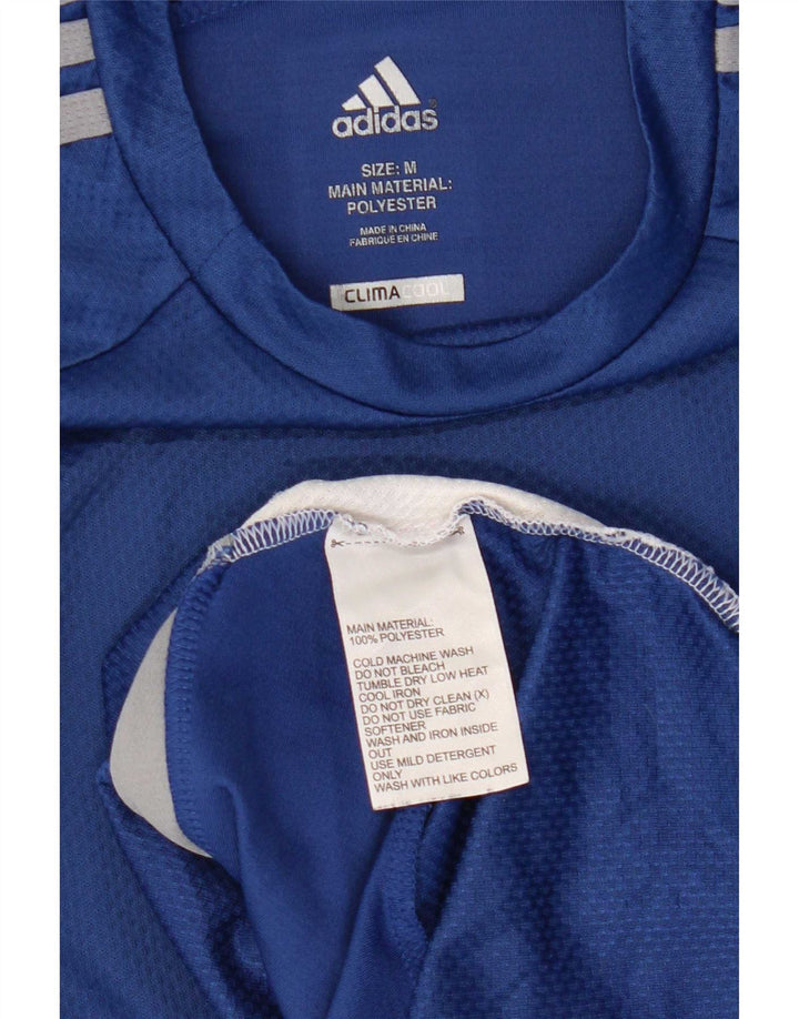 Adidas Hombre Climacool Vest Top Azul Medio Colorblock Poliéster