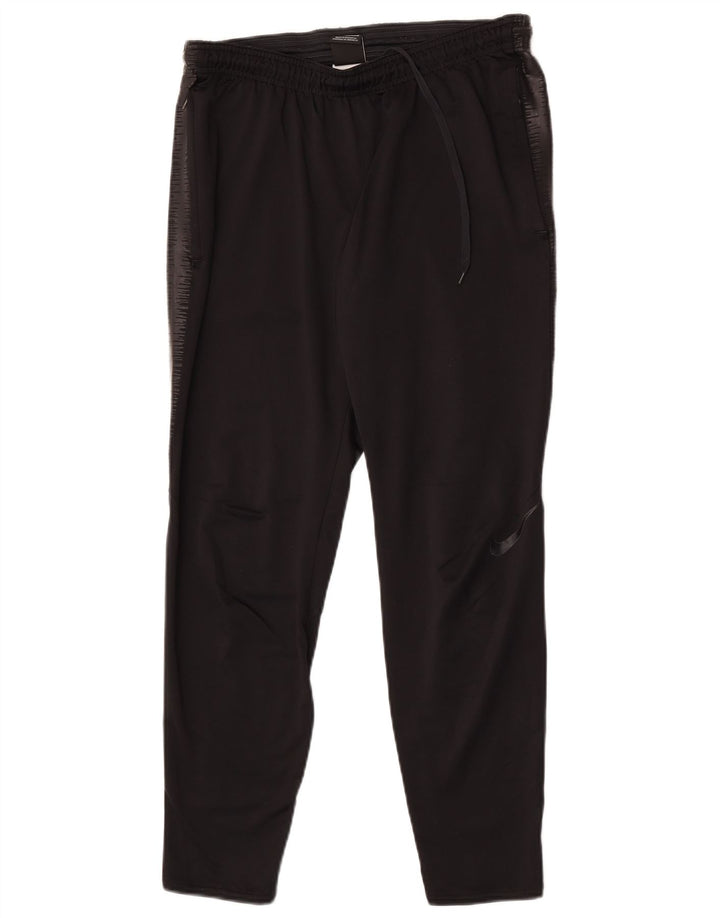 Pantalones De Chándal Nike Dri Fit Para Hombre Poliéster Color Block Negro Mediano