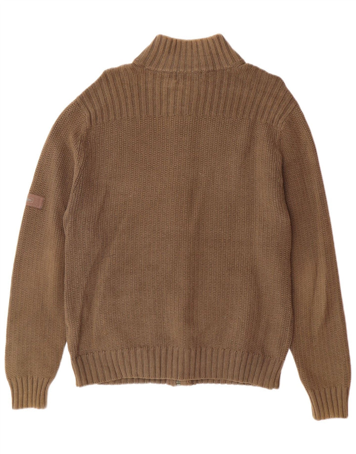 MARKS & SPENCER Suéter tipo cárdigan azul Harbor para hombre Algodón caqui medio