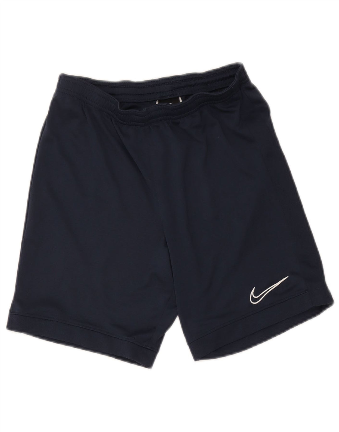 Nike Pantalones cortos deportivos Dri Fit para mujer UK 8 Small Azul marino Poliéster
