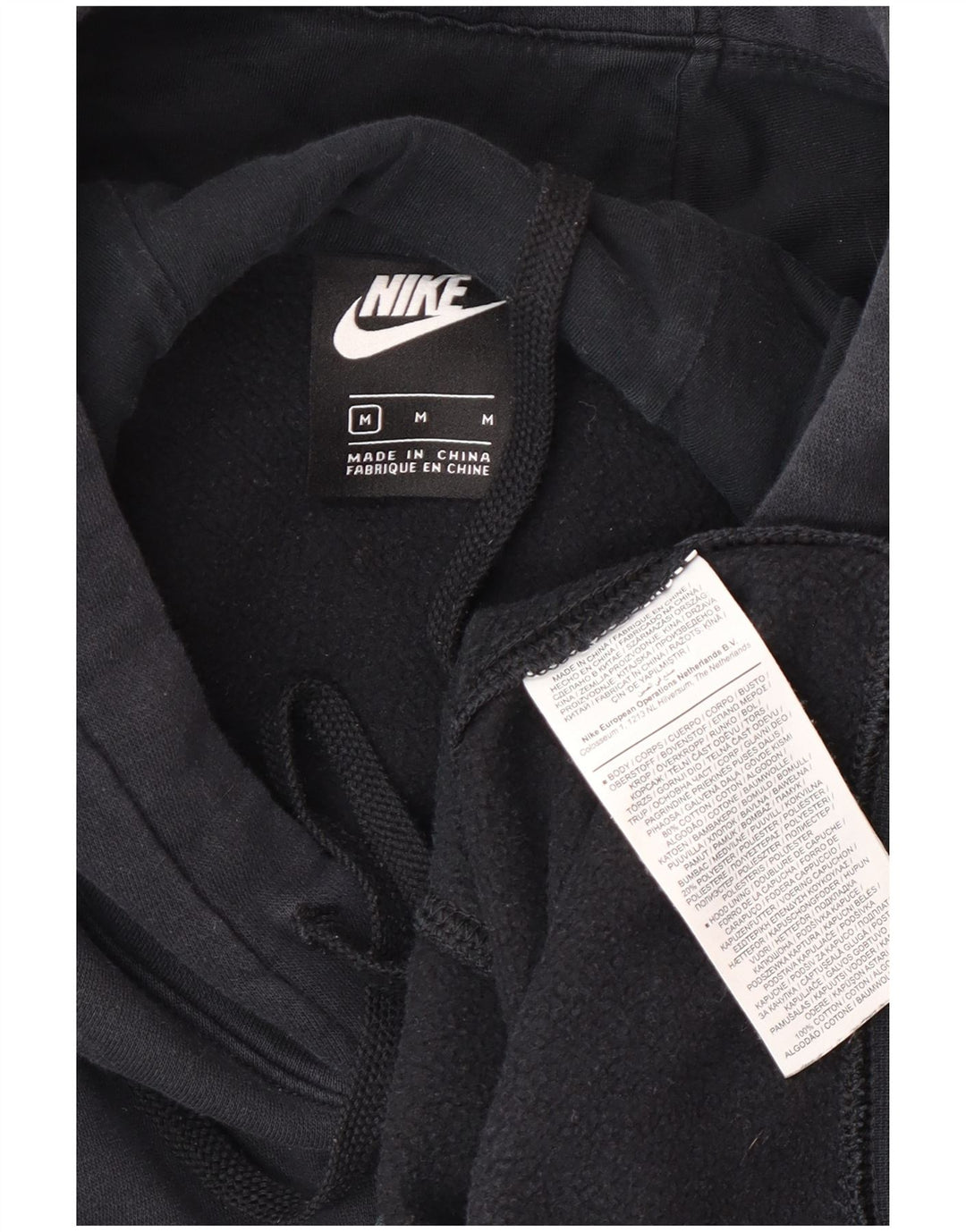 Nike Hombre Sudadera con capucha Jumper Medium Azul Marino Algodón