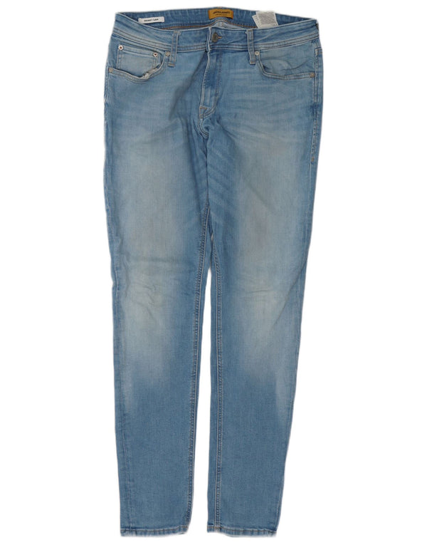 Jack & Jones Mens Liam Skinny Jeans W34 L32 Algodón Azul
