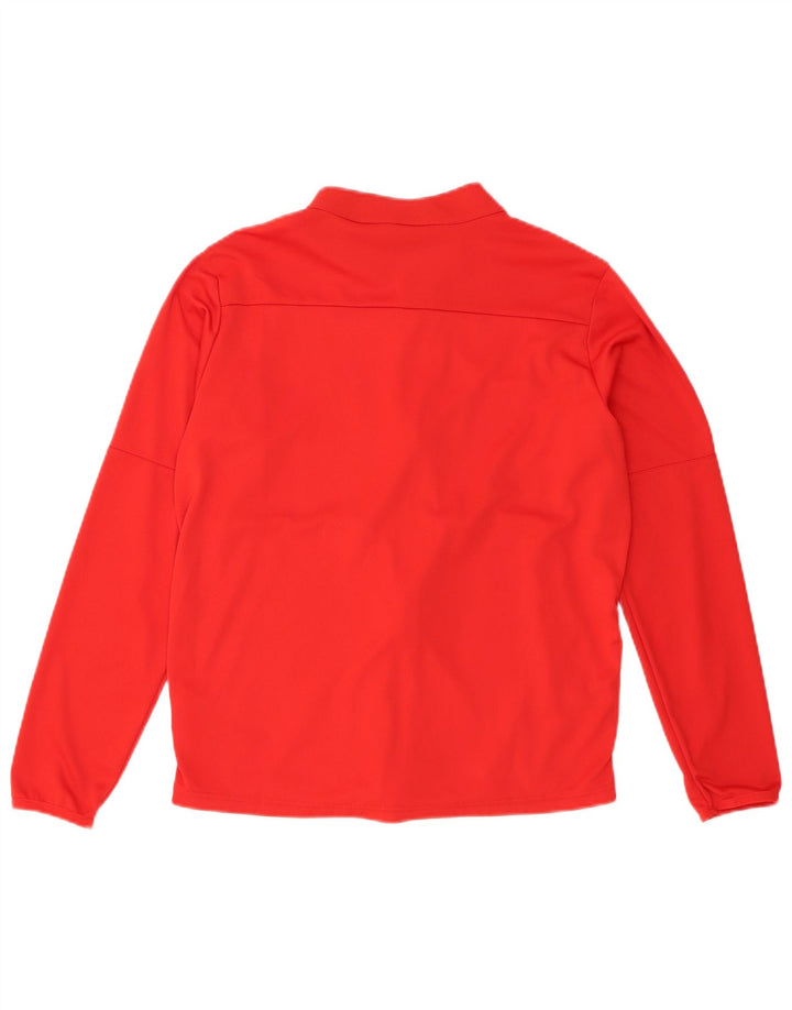 Nike Boys Dri Fit Chándal Top Chaqueta 13-14 años XL Rojo Poliéster
