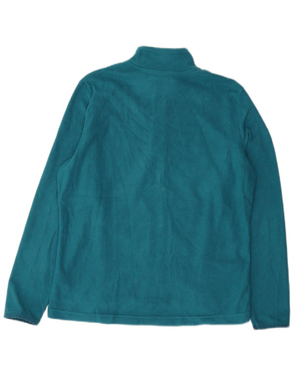 Marks & Spencer Chaqueta polar para mujer UK 44 Poliéster azul grande
