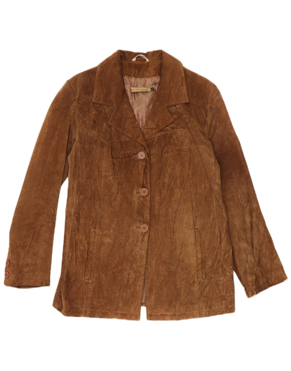 Chaqueta Blazer de ante Mujer Privilegi IT 44 Cuero marrón medio