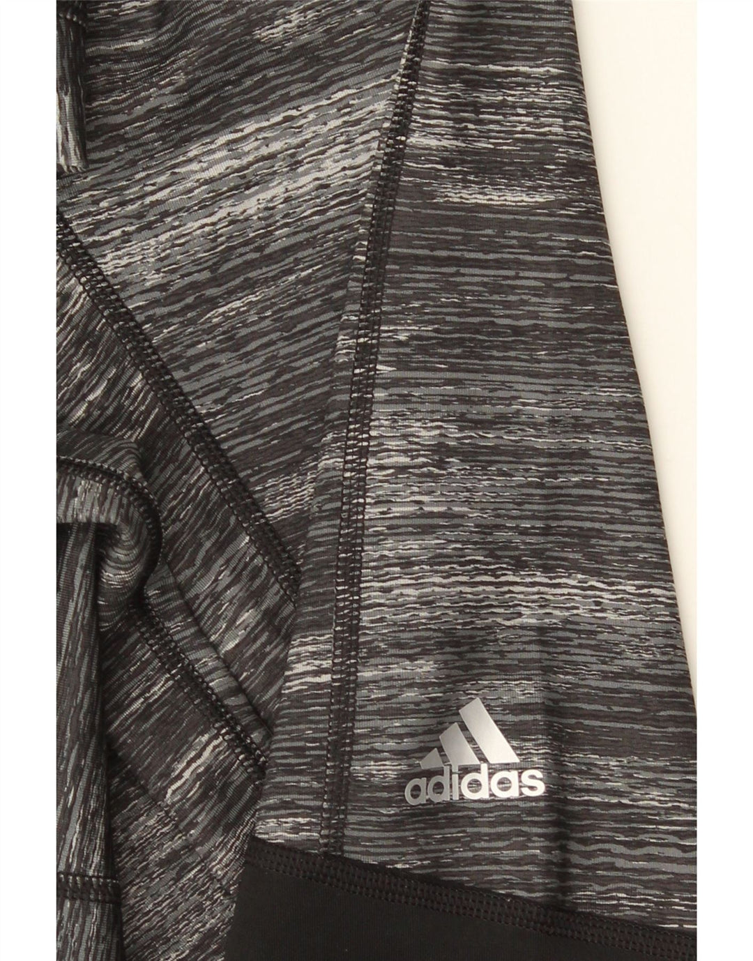 ADIDAS Leggings Capri para Mujer Reino Unido 8 Pequeño Gris Colorblock