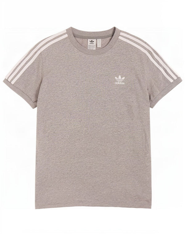 Adidas Camiseta para mujer Top UK 12 Algodón gris medio