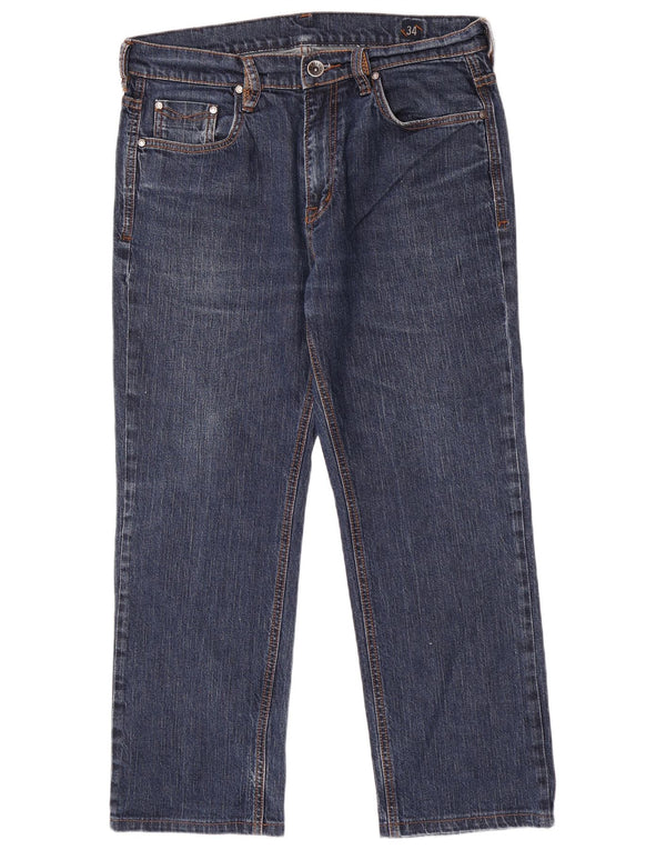 Vaqueros rectos para hombre Rifle W34 L26 Algodón azul