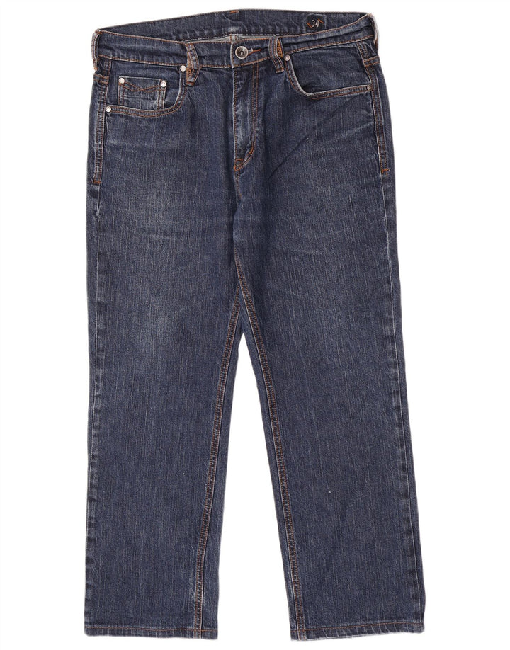 Vaqueros rectos para hombre Rifle W34 L26 Algodón azul