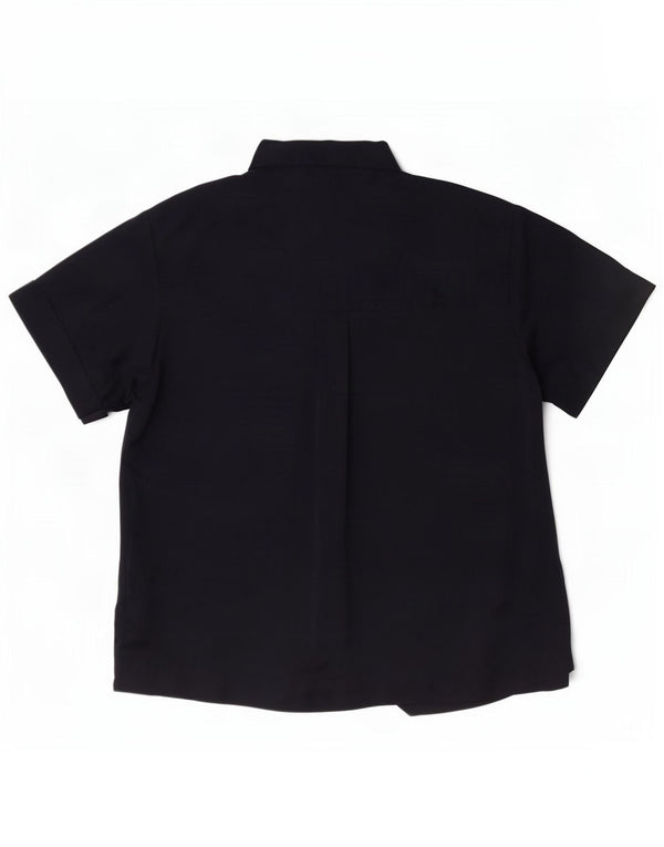 Marks & Spencer Blusa de manga corta para mujer UK 42 Medium Azul marino