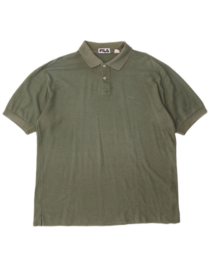 Fila Polo Hombre IT 56 XL Algodón Verde