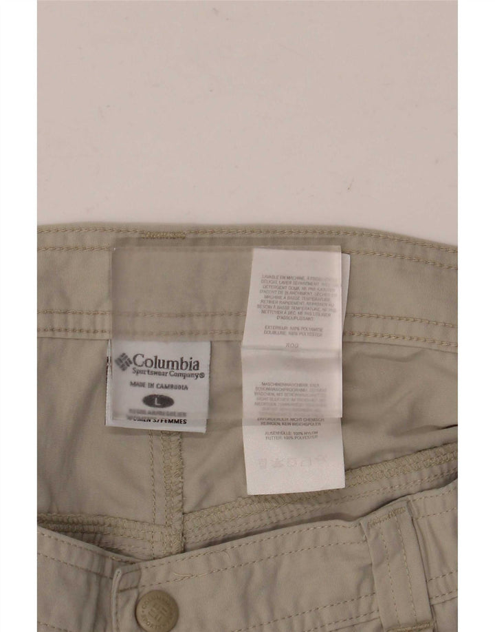 Columbia Pantalones Cortos Cargo Para Hombre Grande W36 Poliamida Gris