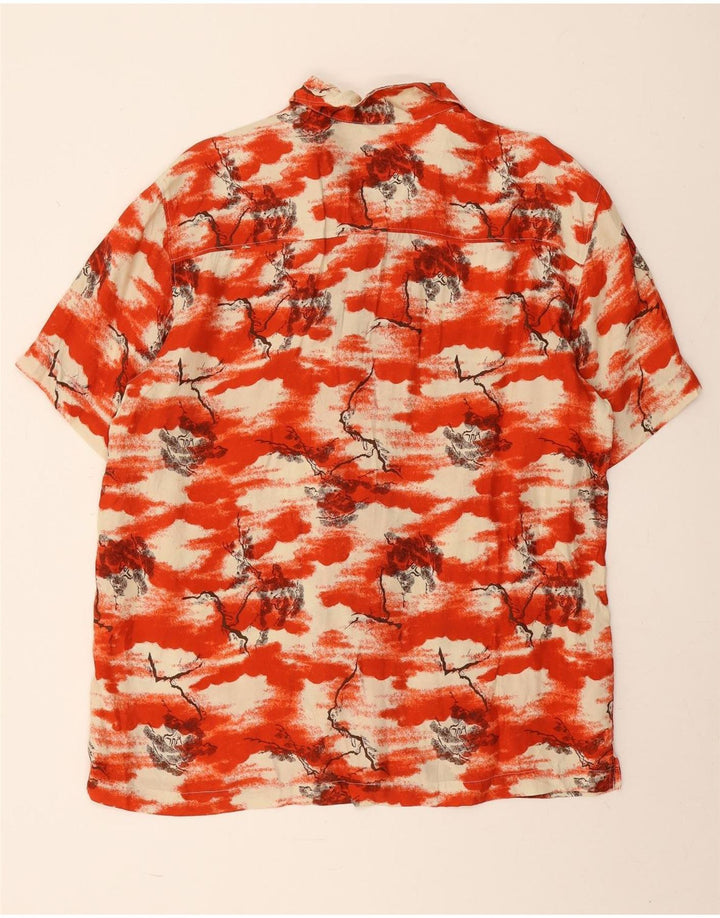Superdry Camisa De Manga Corta Para Hombre XL Red Tie Dye Cupro