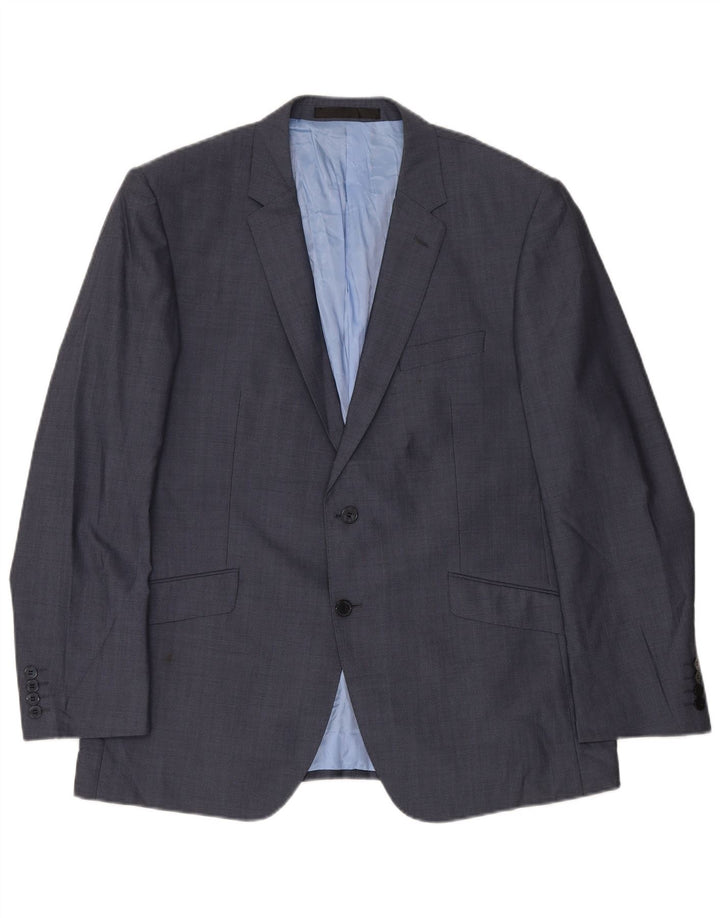 Marks & Spencer Chaqueta tipo blazer entallada para hombre UK 38 Medium Azul marino