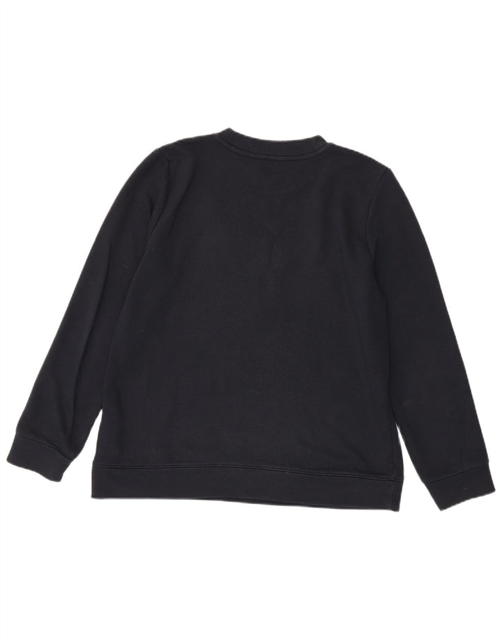 Tommy Hilfiger Sudadera gráfica para mujer Jumper UK 14 Medium Azul marino