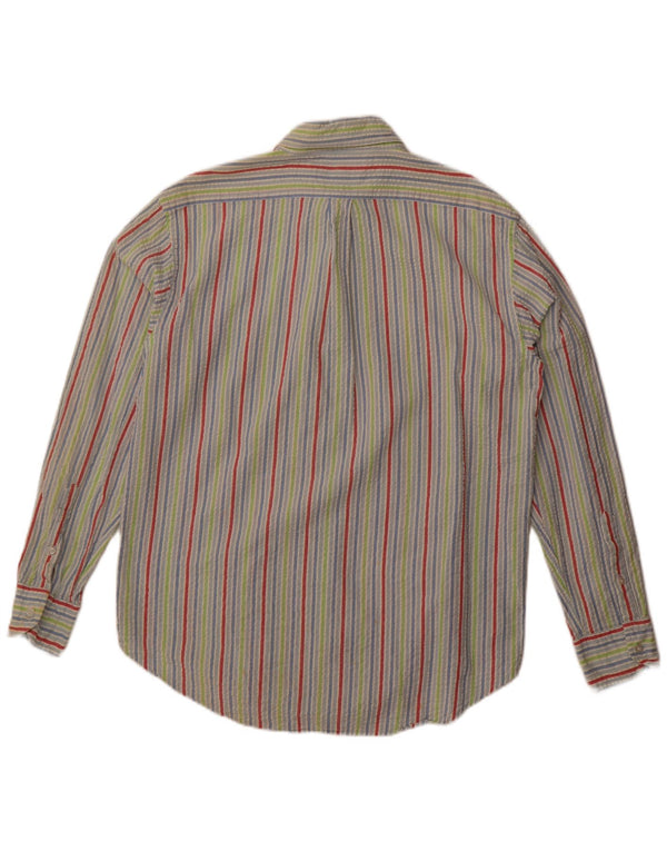 Camisa Hombre Boggi XL Algodón Rayas Multicolores