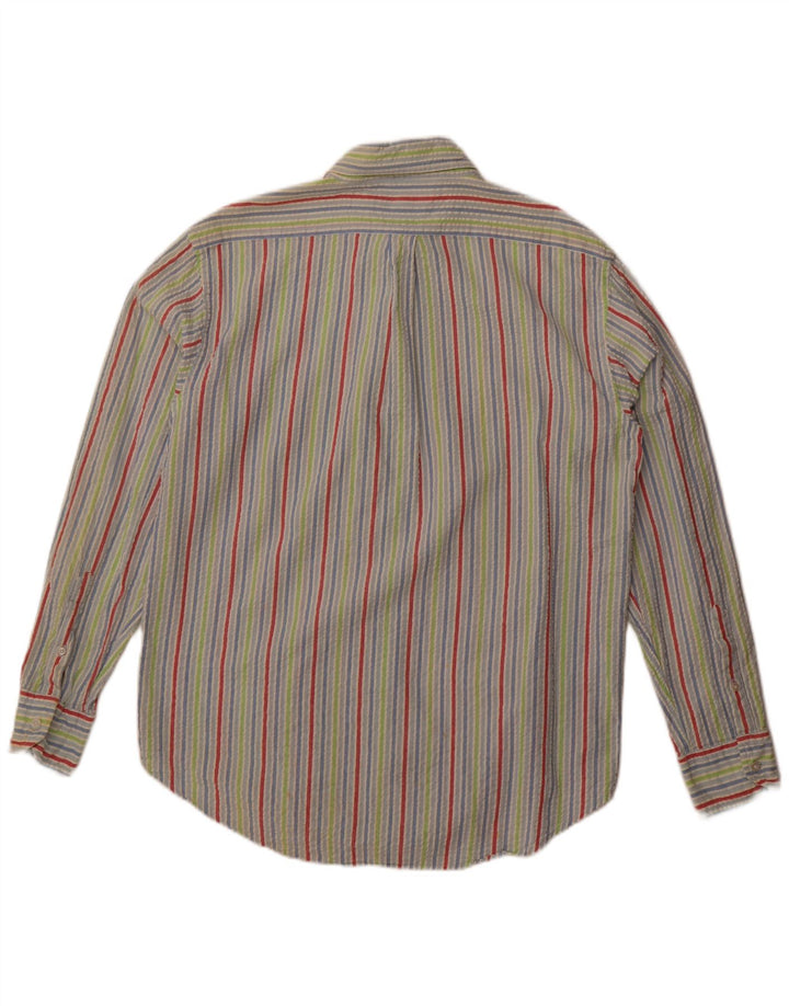 Camisa Hombre Boggi XL Algodón Rayas Multicolores