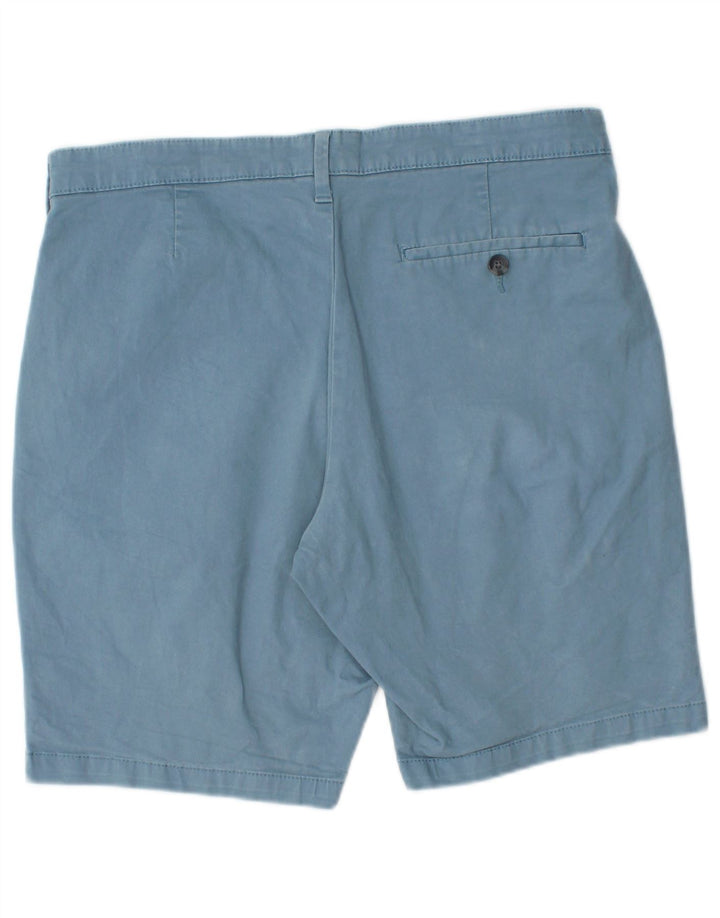 Marks & Spencer Pantalones cortos chinos para hombre W32 Algodón azul medio