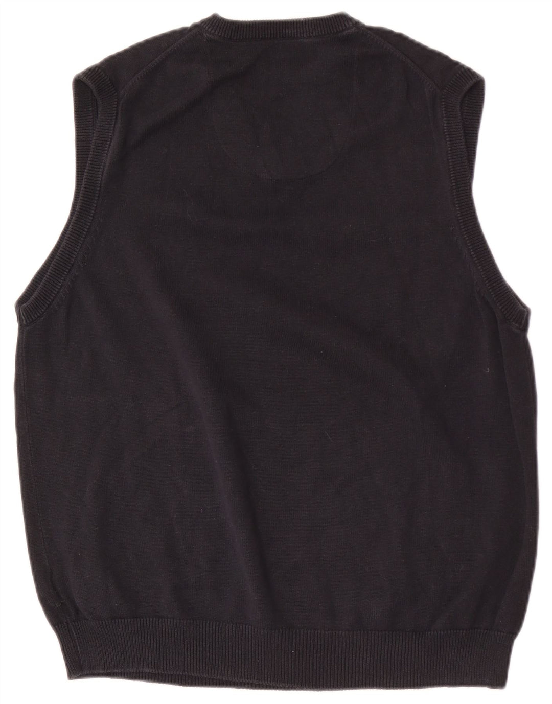 Marks & Spencer - Camiseta sin mangas para hombre, ajuste regular, talla grande, algodón negro