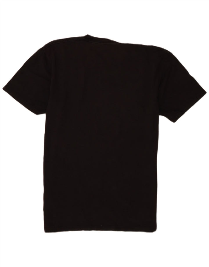 Vans - Camiseta para hombre, talla grande, algodón negro