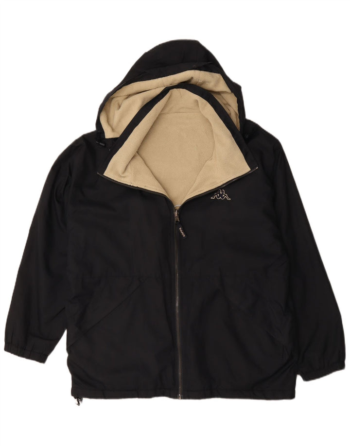 Kappa Chaqueta reversible con capucha para hombre UK 36 Small Azul marino