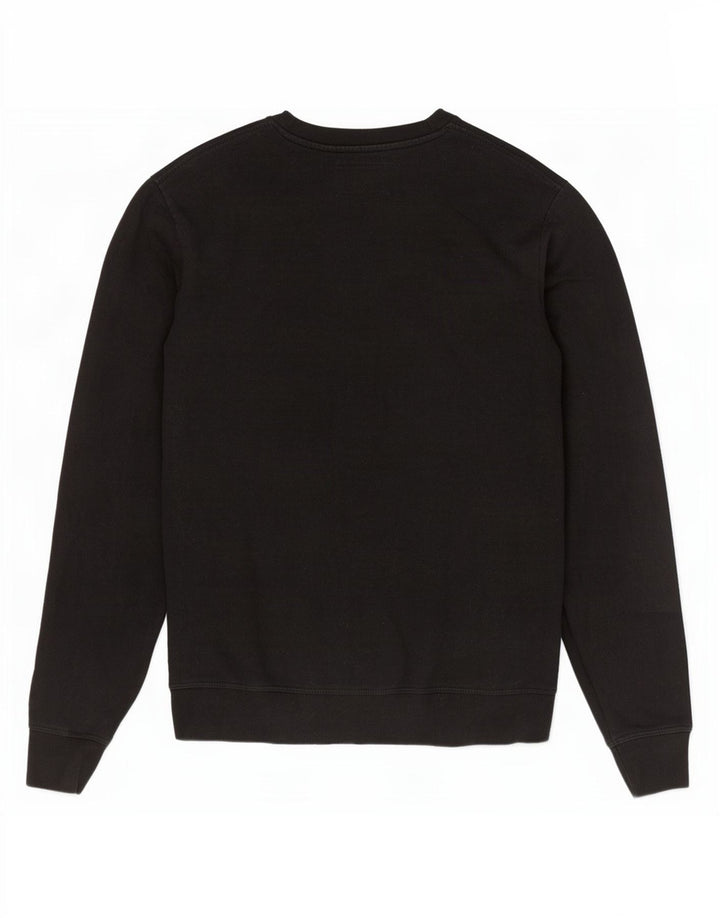 Champion Sudadera Con Estampado Gráfico Jumper De Algodón Negro Mediano
