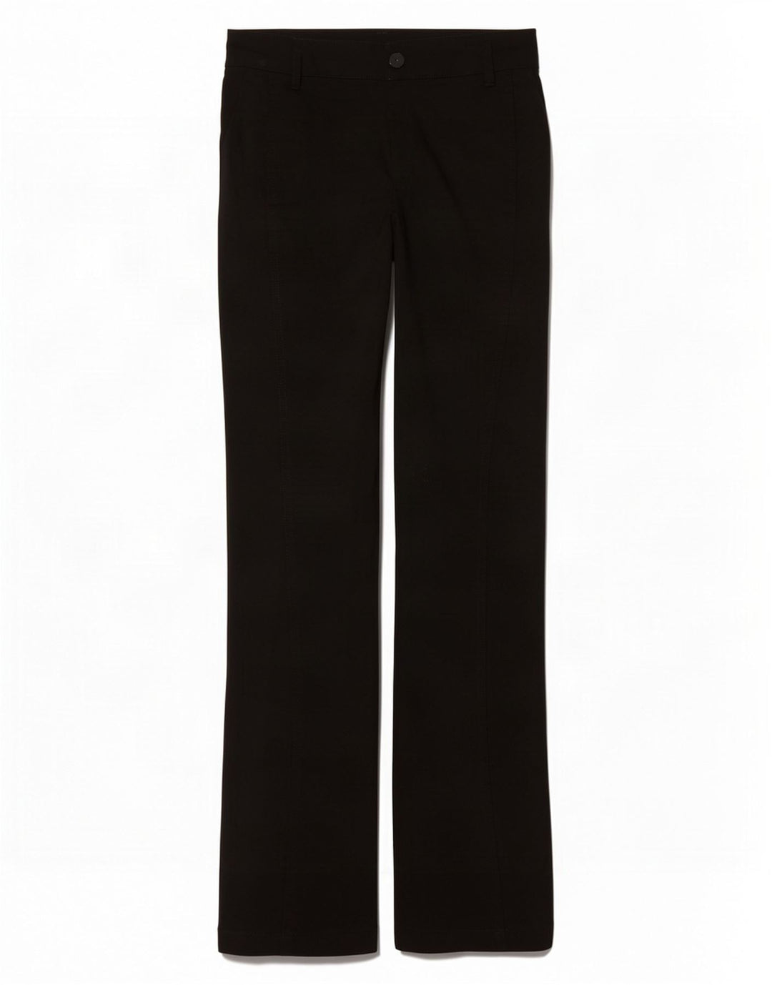 Zara Mujer Pantalón Casual Bootcut Pequeño W26 L30 Negro