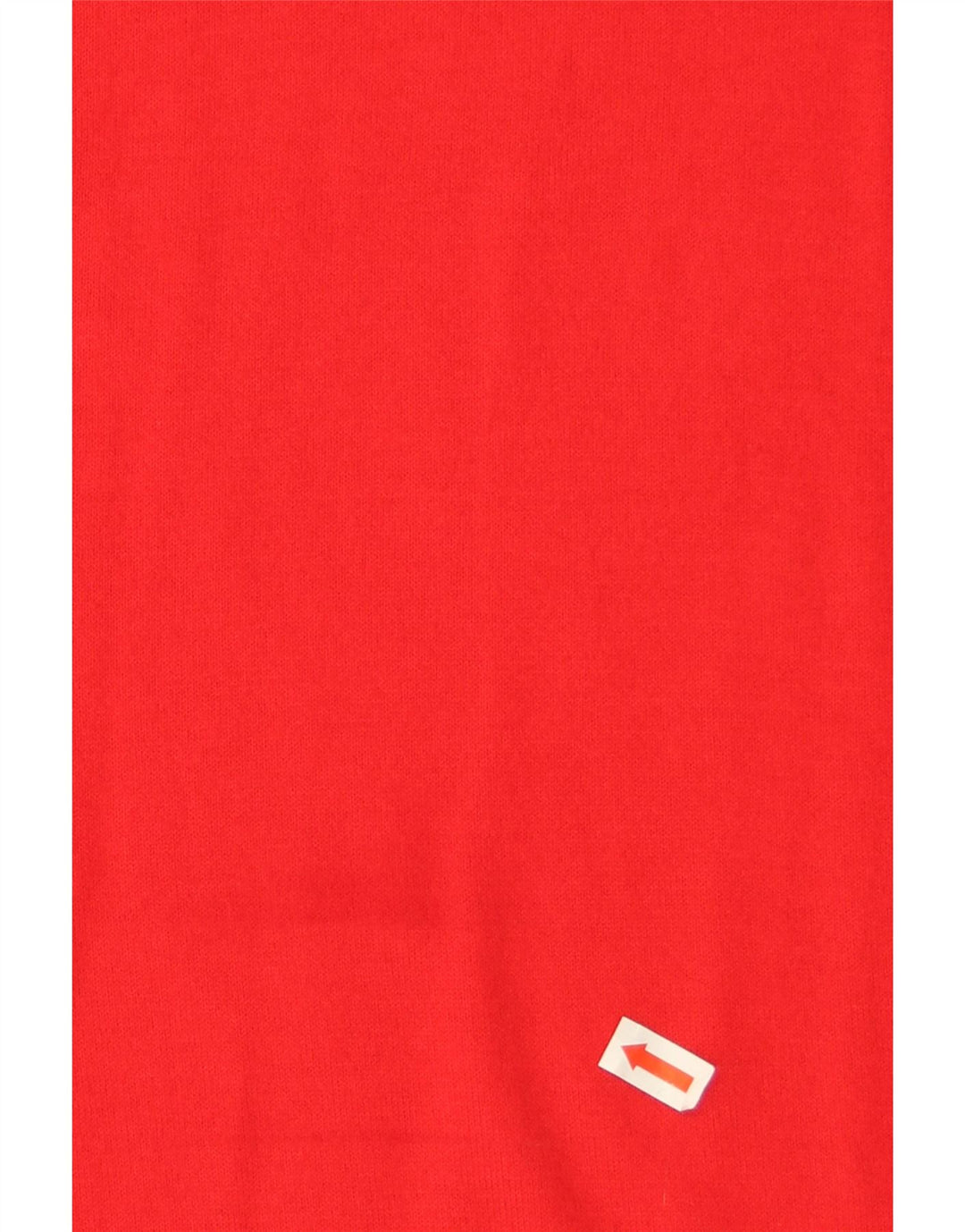Marks & Spencer Top de corte regular para mujer, manga larga, talla 40, viscosa roja pequeña