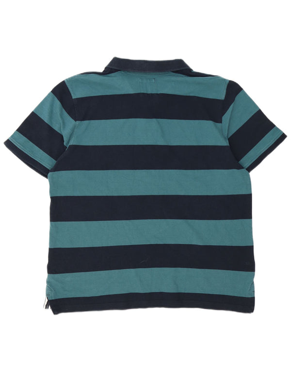 Crew Clothing Polo para hombre 3XL Algodón a rayas azules
