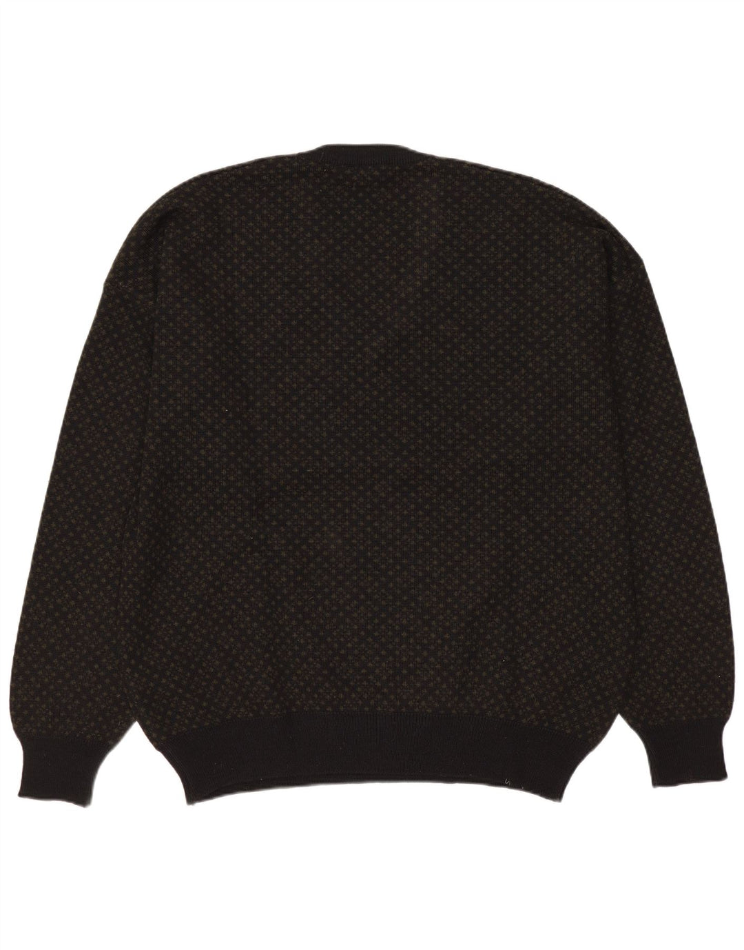 Bramante Jersey Con Cuello En V De Lana Gris Grande Para Hombre