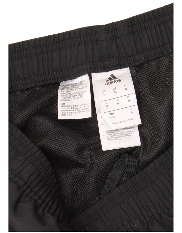 Adidas Hombre Climalite Pantalones De Chándal Mediano Negro Poliéster