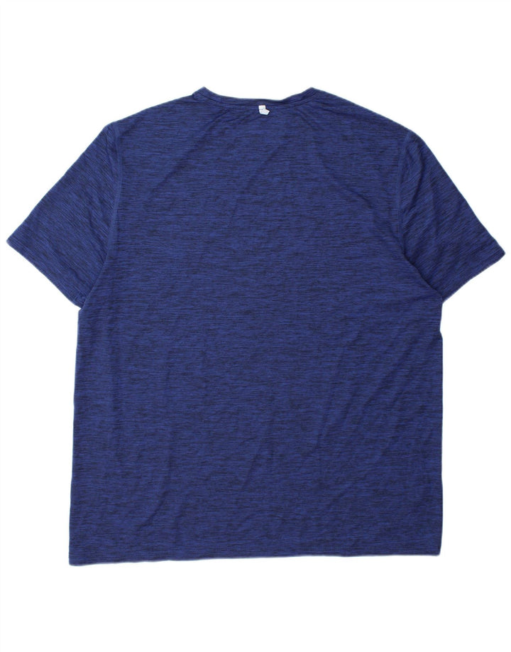 RUSSELL ATHLETIC Camiseta Dri-Power para hombre UK 46/48 XL Azul marino moteado