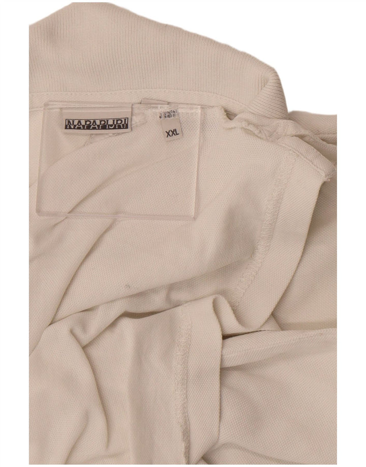 Napapijri Polo Hombre 2XL Blanco