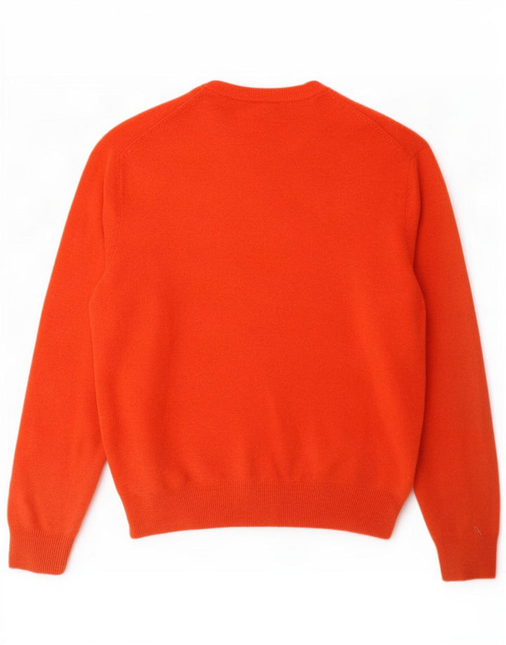 Polo Ralph Lauren Jersey De Cuello Redondo Para Hombre De Lana Naranja Mediana