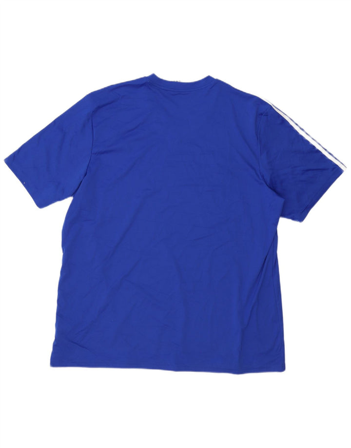 ADIDAS Camiseta Climalite para hombre Top 2XL Poliéster azul