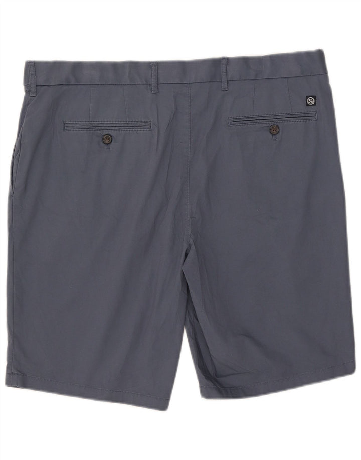 Marks & Spencer Pantalones cortos chinos para hombre W38 XL Algodón azul