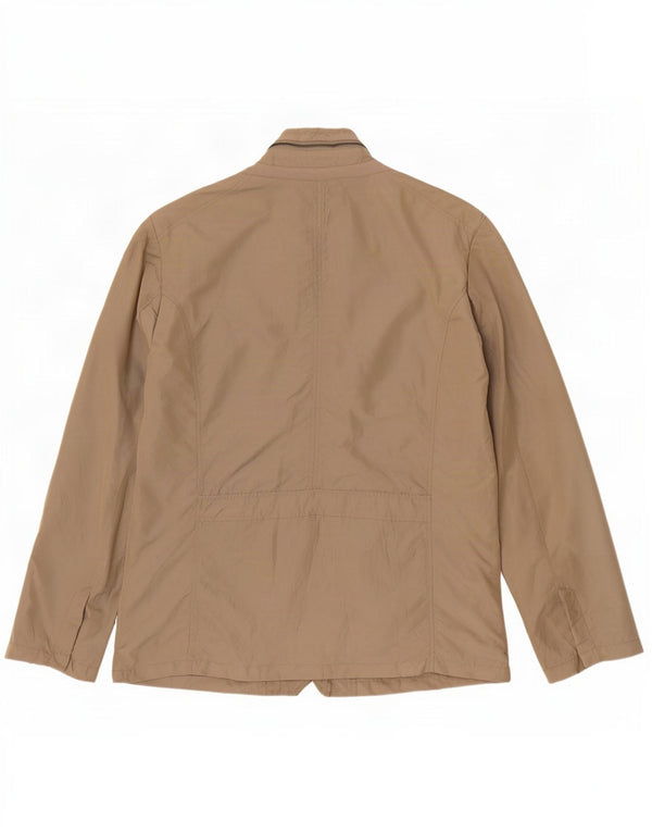 Geox Chaqueta utilitaria con capucha Respira para hombre UK 46 3XL Poliamida beige