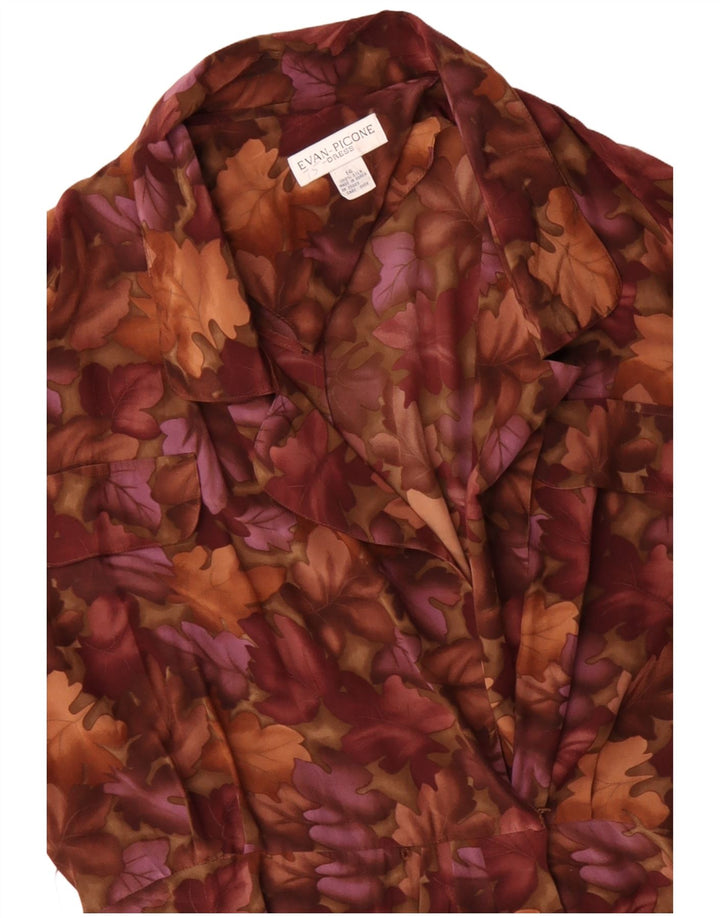 EVAN PICONE Vestido ajustado para mujer Reino Unido 40 Mediano Multicolor Floral