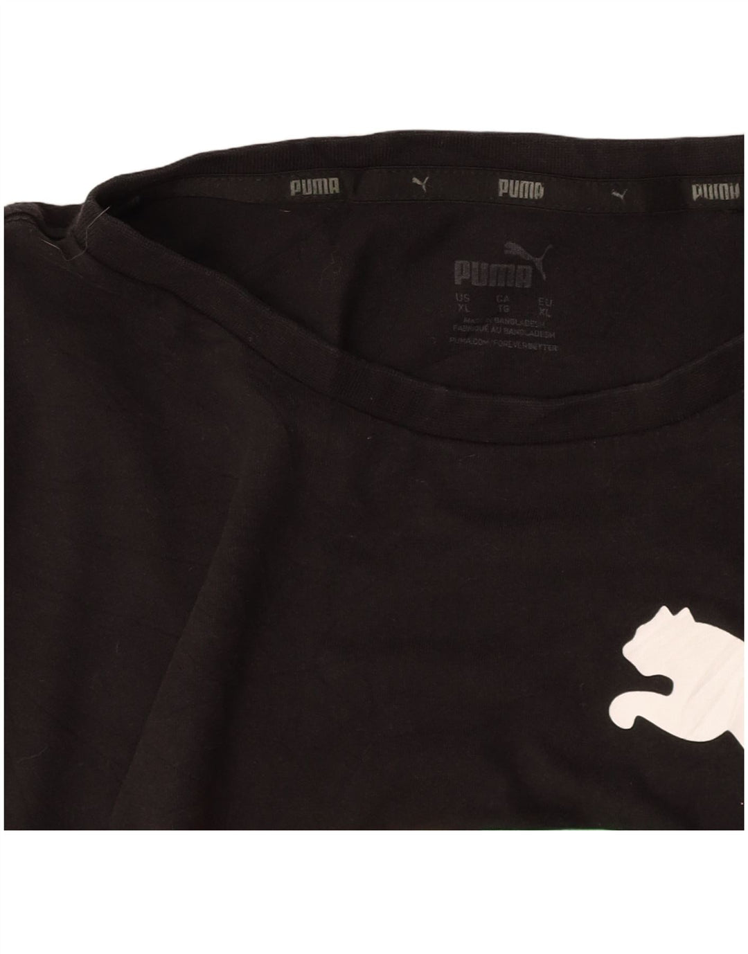 PUMA Camiseta gráfica para hombre Top XL Negro