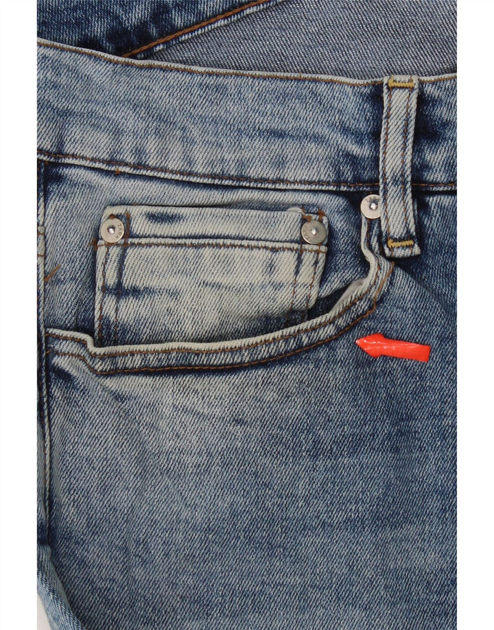 Zara Mens Slim Jeans Talla 42 Grande W32 L31 Azul