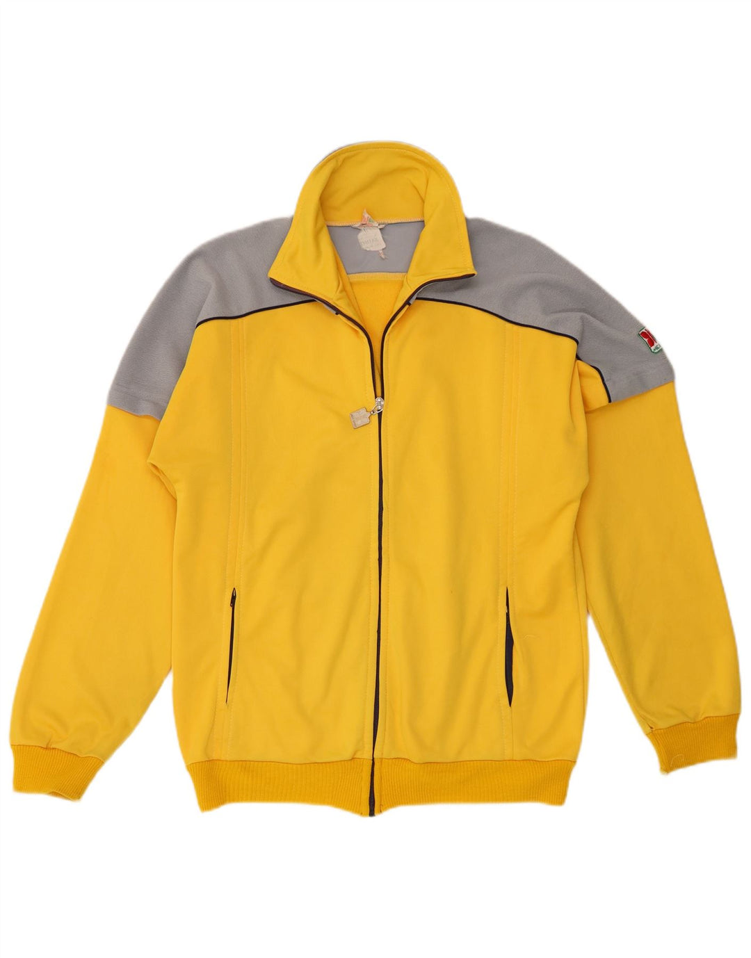 Mec Sport Chaqueta de chándal para hombre IT 46 Small Yellow Colourblock