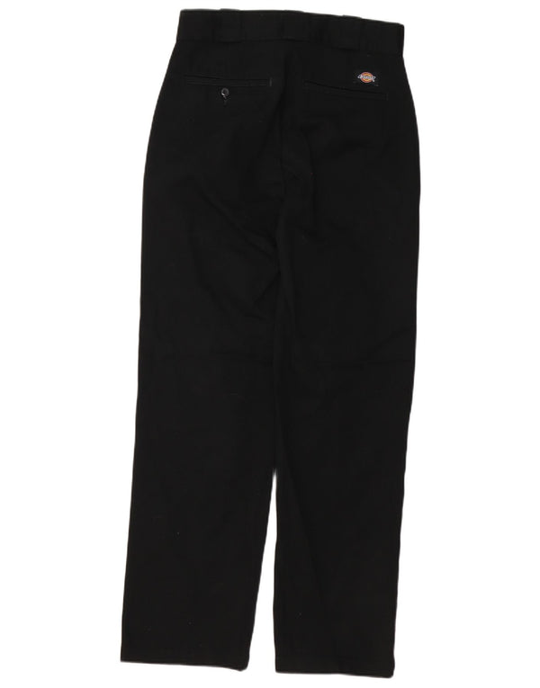 Dickies Pantalón chino recto para hombre W26 L29 Poliéster negro