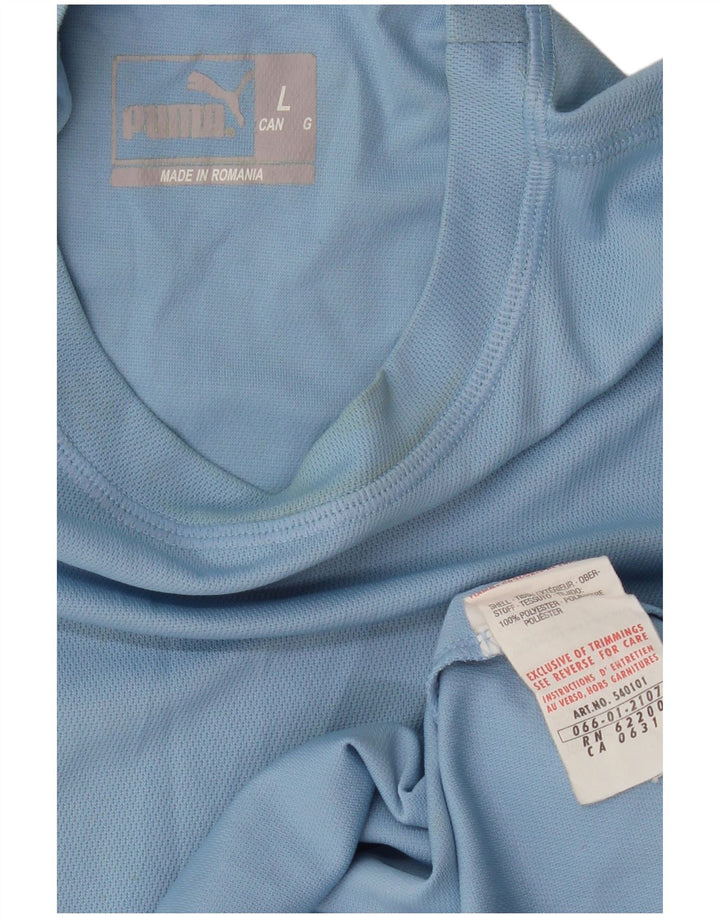 Camiseta PUMA para hombre Top grande poliéster azul
