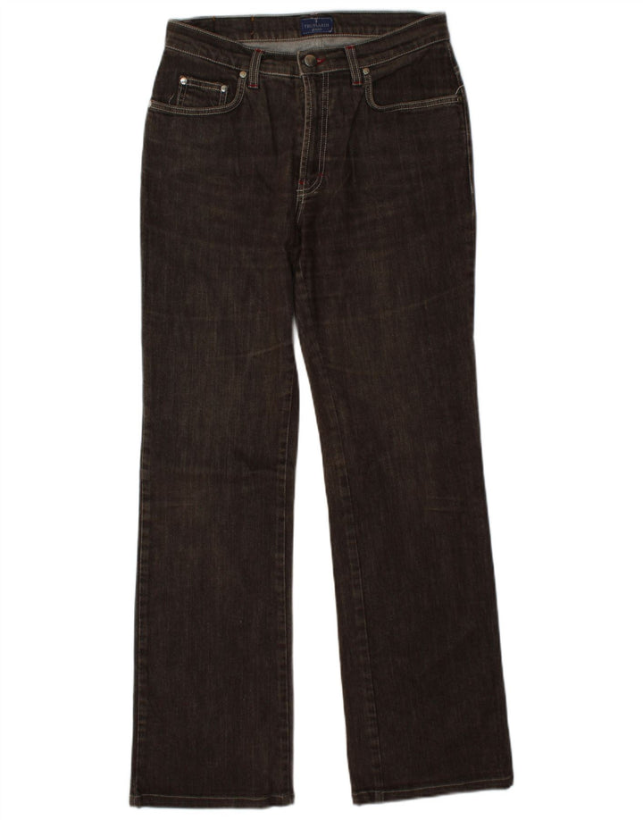 TRUSSARDI Vaqueros rectos para hombre W29 L31 Algodón marrón